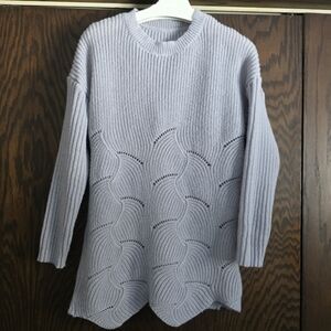 Light Lavender Knit Sweater Tunic